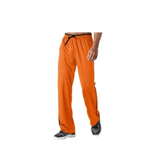 BIYLACLESEN Sweatpants for Men Open Bottom Gym Pants , orange ,X-Large - Picture 2 of 2